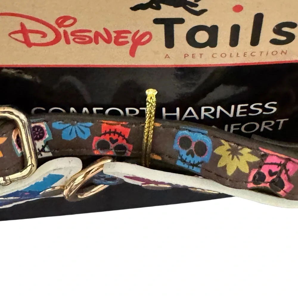 Disney Tails COCO Skull and Flowers Pet Harness